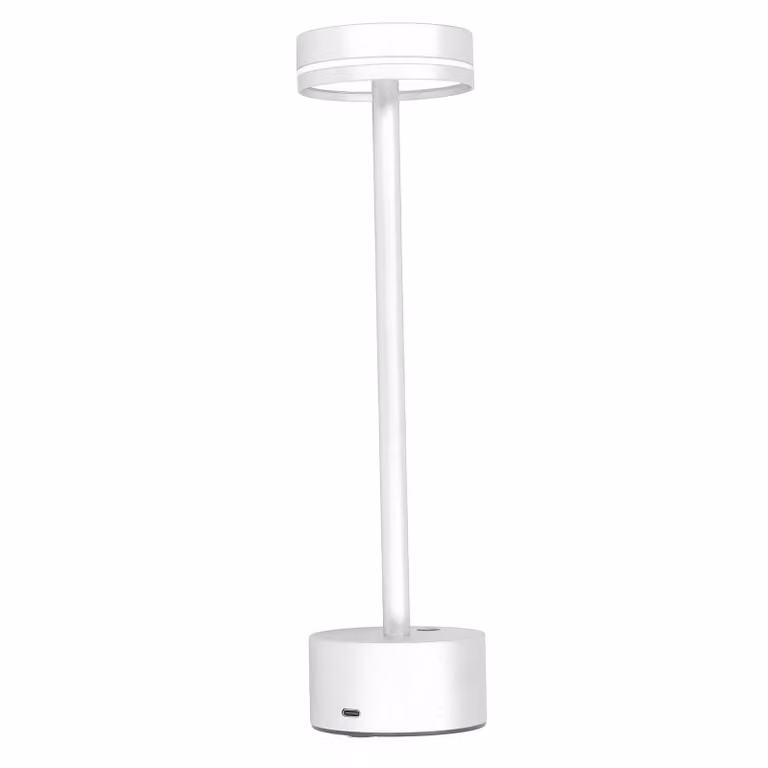 Lampada da tavolo a batteria, dimmerabile a 3 colori, ricaricabile, lampada da tavolo a LED con comando a sfioramento, per casa, camera da letto, ufficio, argento