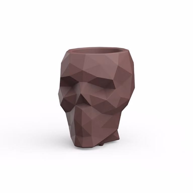 Vaso da esterni Skull Vondom illuminabile