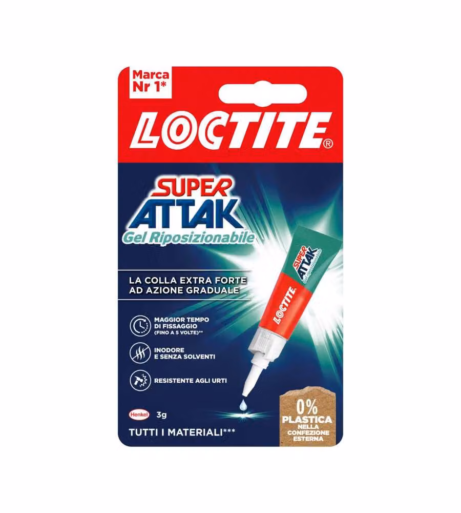 Loctite Collante Istantaneo Universale Gel Riposizionabile Trasparente 3 g – 2