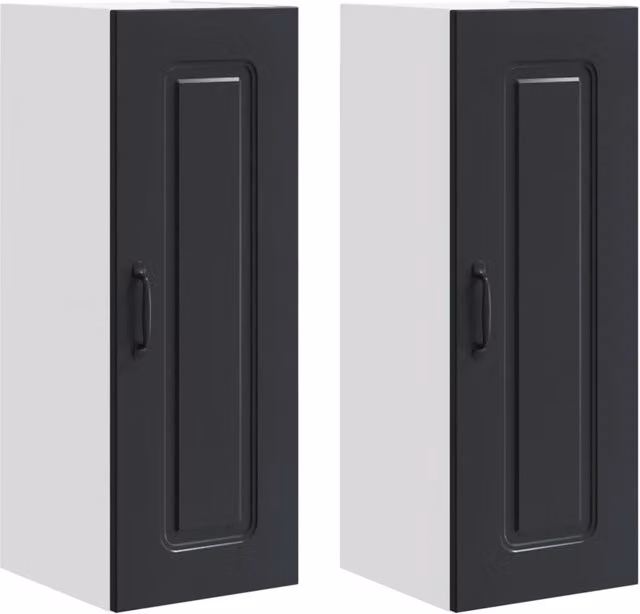 Pannello lavastoviglie Kalmar 2 pz Nero 30 x 31 x 80 cm