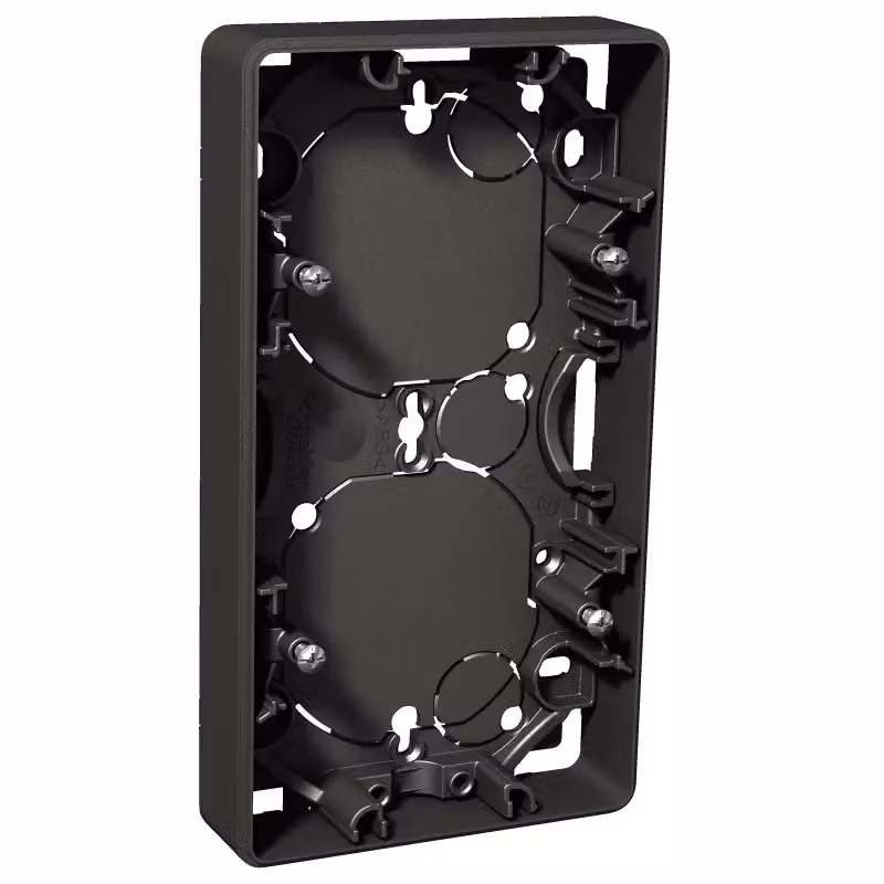 Scatola da incasso Elso, doppia, altezza 21 mm, Exxact antracite WDE003352