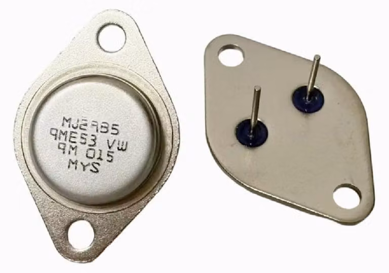Transistor NPN, 5 pezzi, package TO-3, 100V, 15A, 115W