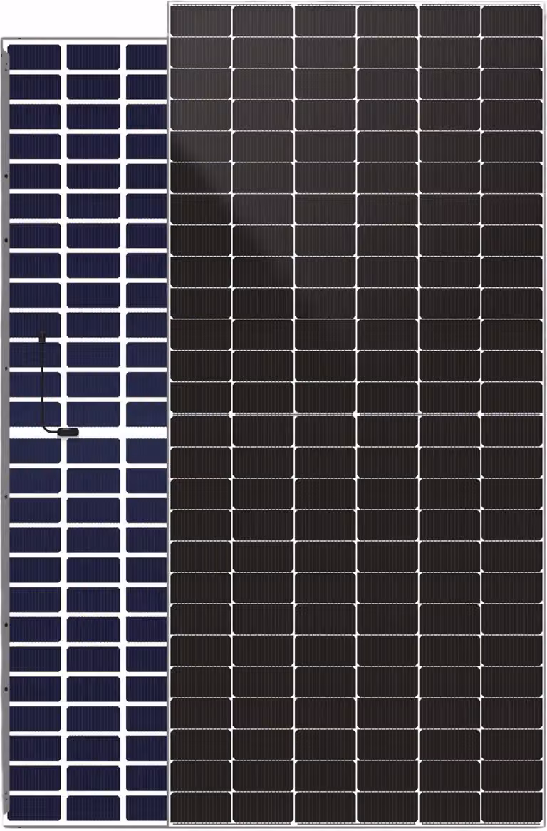 Pannello Fotowoltaiczny DAH SOLAR 630W metà sezione argento