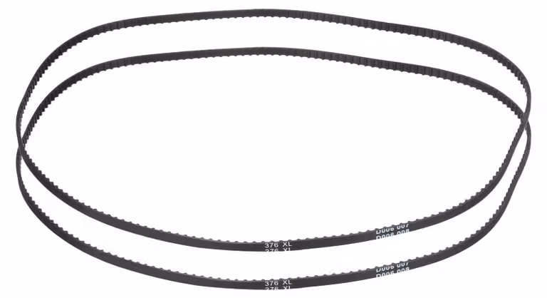 Cinghia di distribuzione in gomma, composta da 2 pezzi, modello 376-XL-025, con 188 denti e una lunghezza di 37,6 pollici