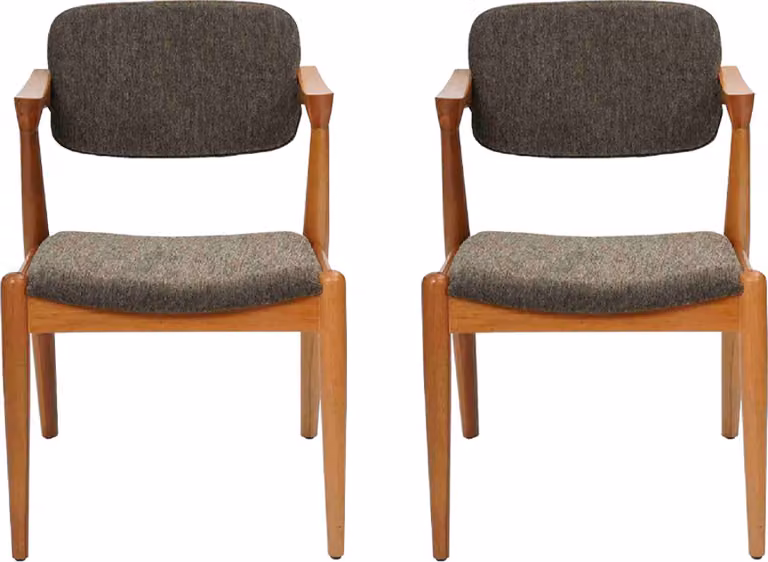 Luxus Esszimmer Möbel Designer Grau 2x Stühle Einrichtung Modern Stühle