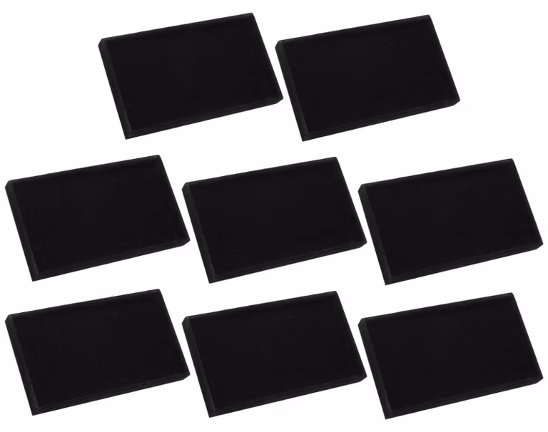 Solidchoice - Set di 8 scatole portagioie in legno, organizer con cassetti