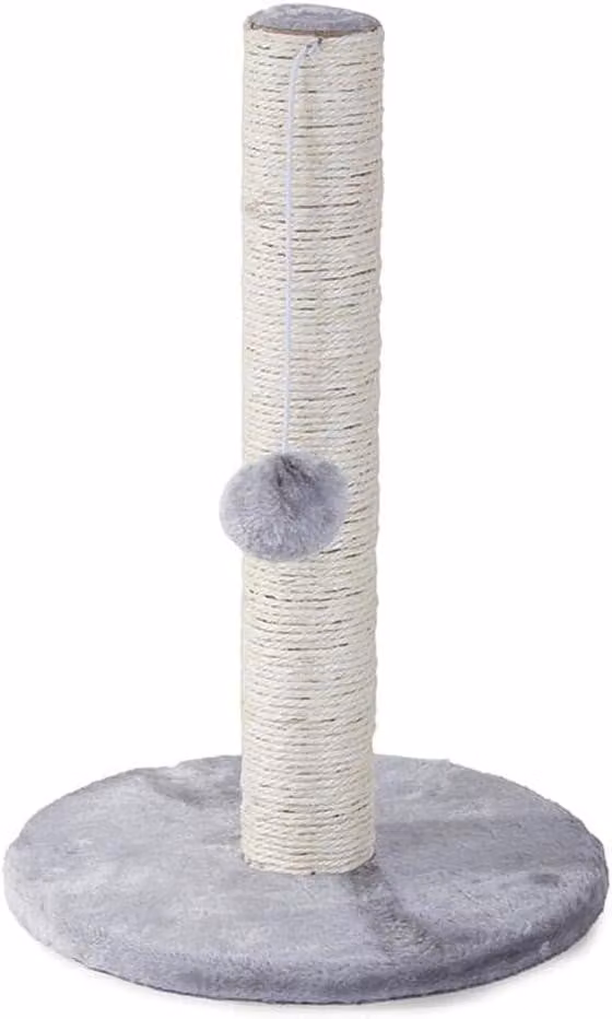 Palo di supporto da 43 cm, resistente ai graffi, design stabile, tiragraffi per gatti
