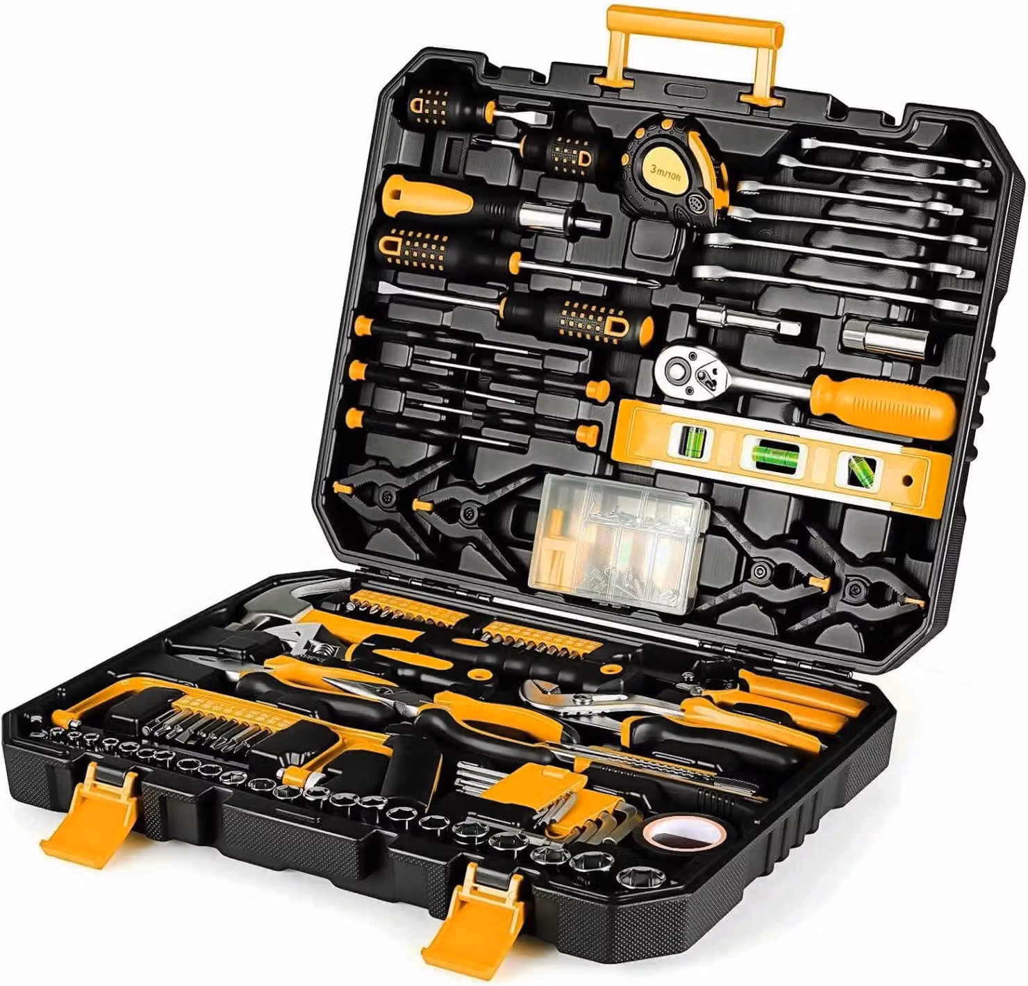 Kit di attrezzi da 198 pezzi - Set completo per uso domestico e lavorazione dei metalli