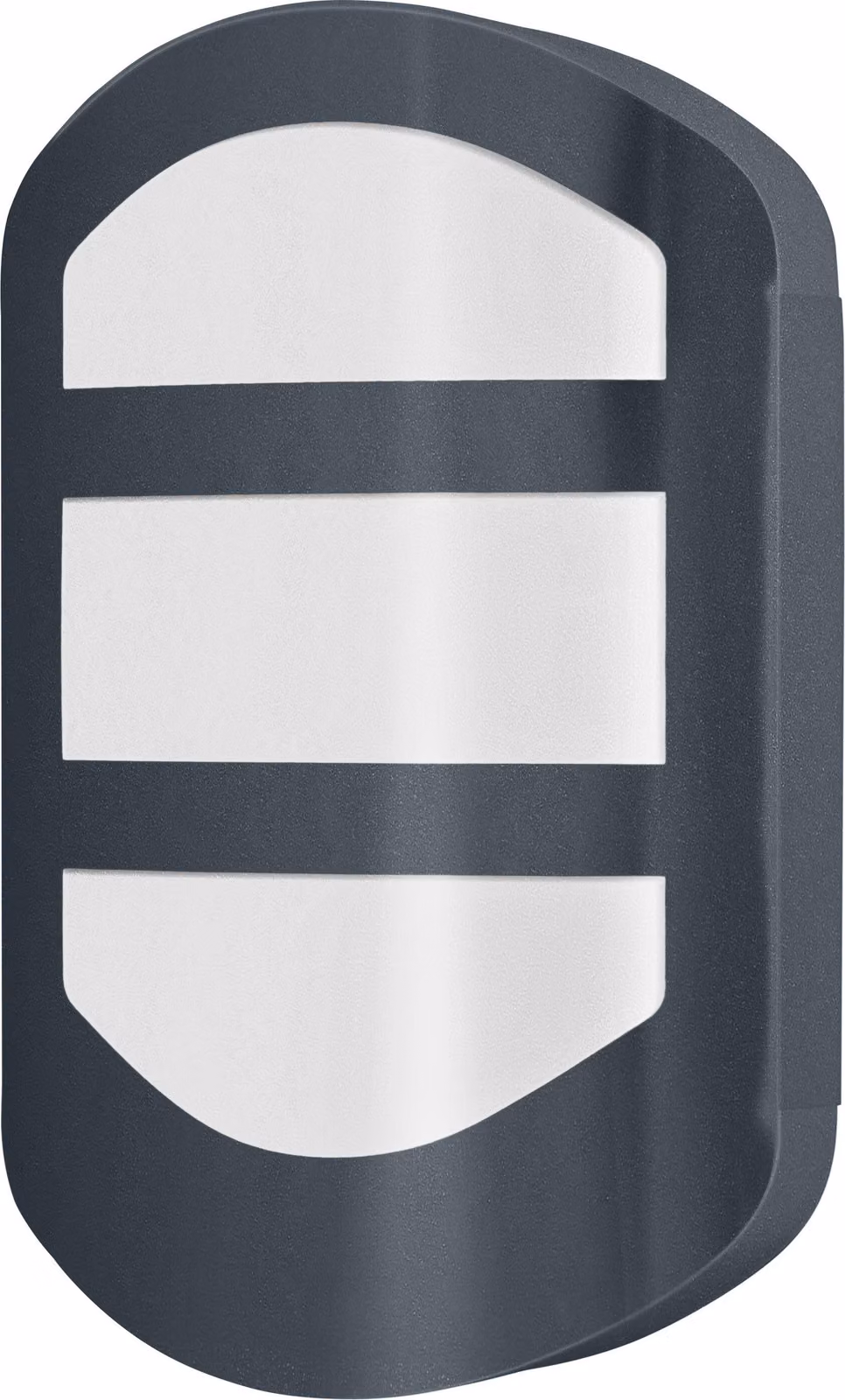 OSRAM ENDURA Style Plate Wall, lampada da parete per esterni in acciaio inox grigio scuro, 12W, 600lm, 3000K, IP44