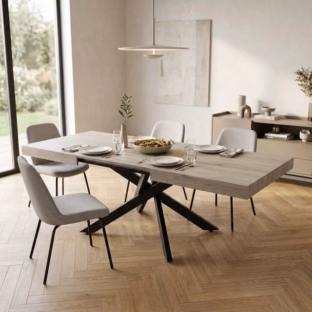 Tavolo da pranzo allungabile 160/240x90 - POTHOS