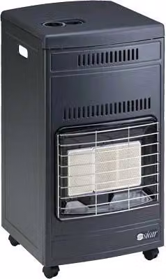 Stufa Gas GPL Infrarossi Euro 92T Sicar Grigio Ventilata Watt 4200 cm 42X45