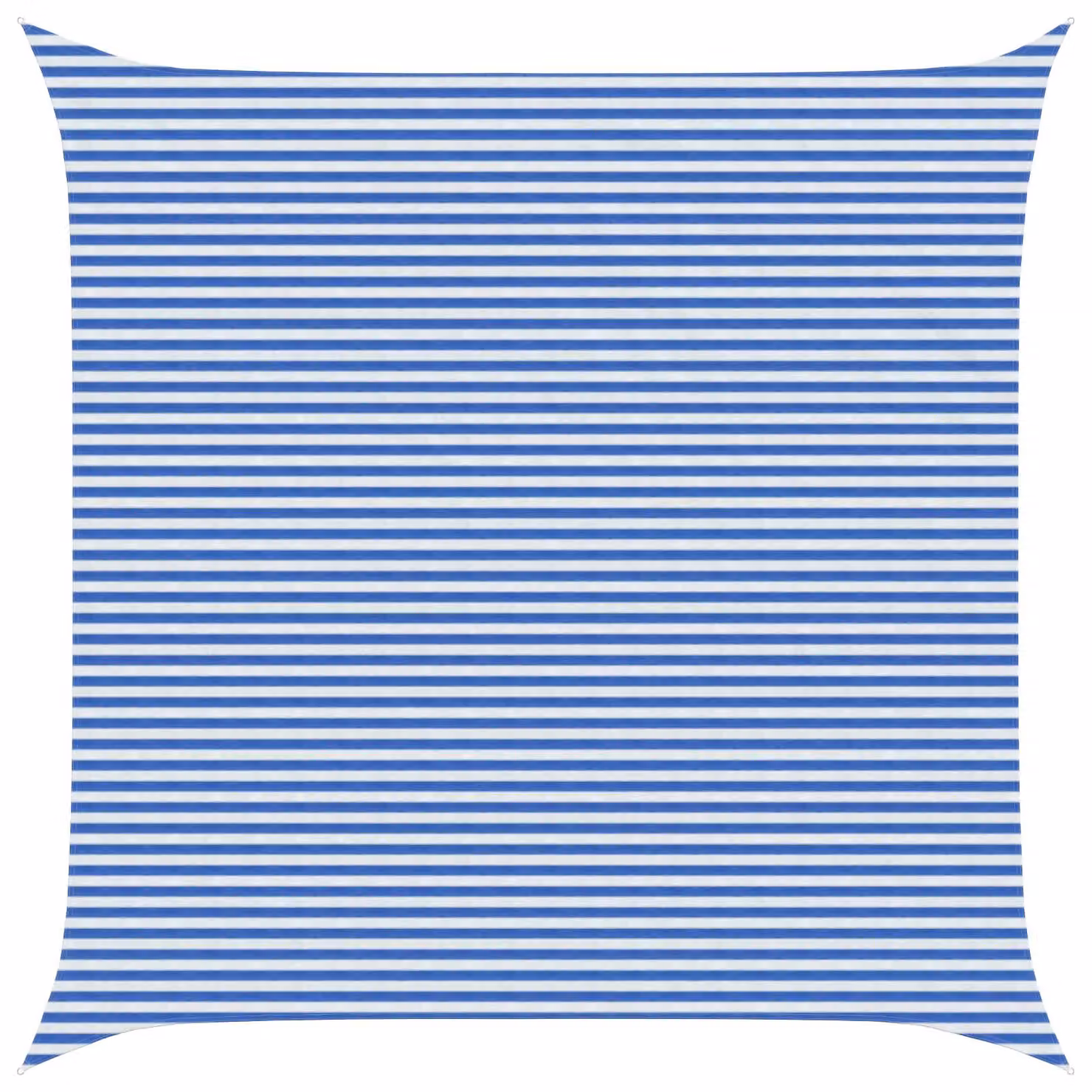 Telo Ombra Blu e Bianco 7 x 7 m HDPE