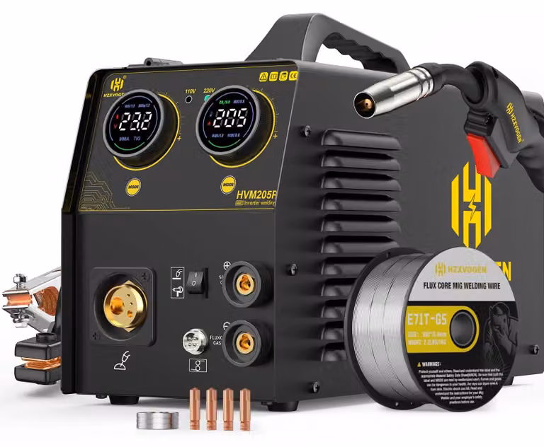 Apparecchio combinato 5-in-1 - 205 Ampere - Tecnologia MIG pulsata - Fonte di energia potente