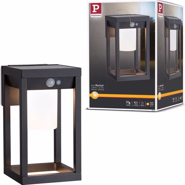 Paulmann Lampada da parete per esterni a LED solare Marisol
