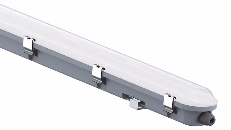 V-TAC Plafoniera LED Impermeabile 48W 120 lm/W Sensore Microonde 150cm luce 4000K IP65 – SKU 24015