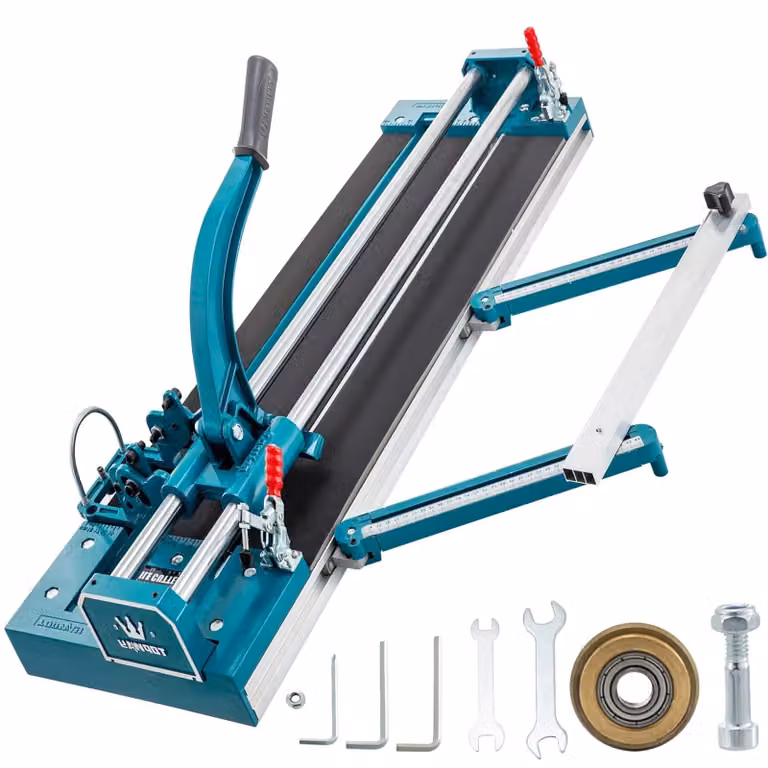 Tagliapiastrelle manuale da 1200 mm - Tagliapiastrelle professionale con laser e doppia guida