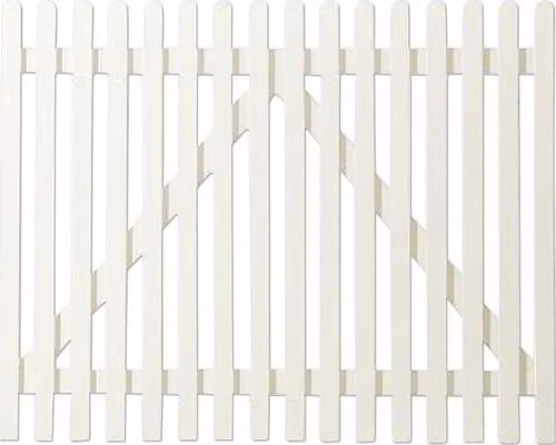 Cancello da giardino Plus Retro 150 x 120 cm, bianco