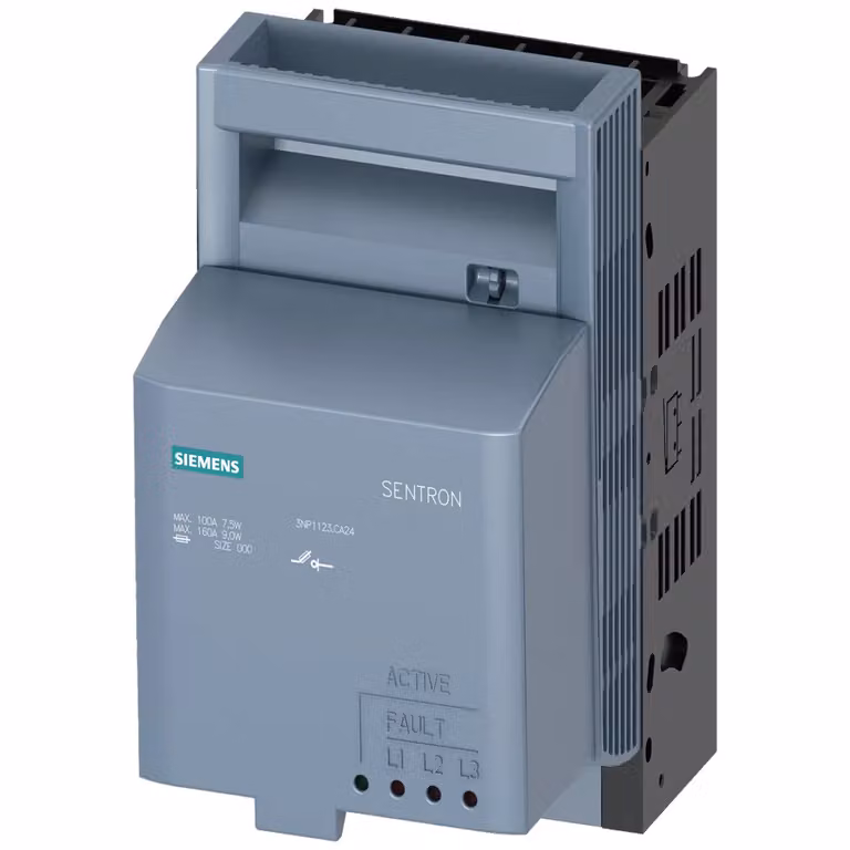 SIEMENS 3NP1123-1CA24 Sezionatore con fusibile Calibro fusibile = 000 160 A 690 V/CA