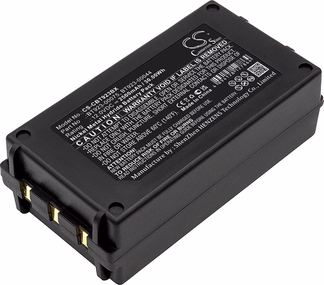 TECHTEK Batteria compatibile con [Cattron Theimeg] Easy, Easy u. Mini, Mini, TH-EC 30 u. 40, TH-EC/LO, per [Laird Cattron Theimeg] Easy, Mini, TC100,