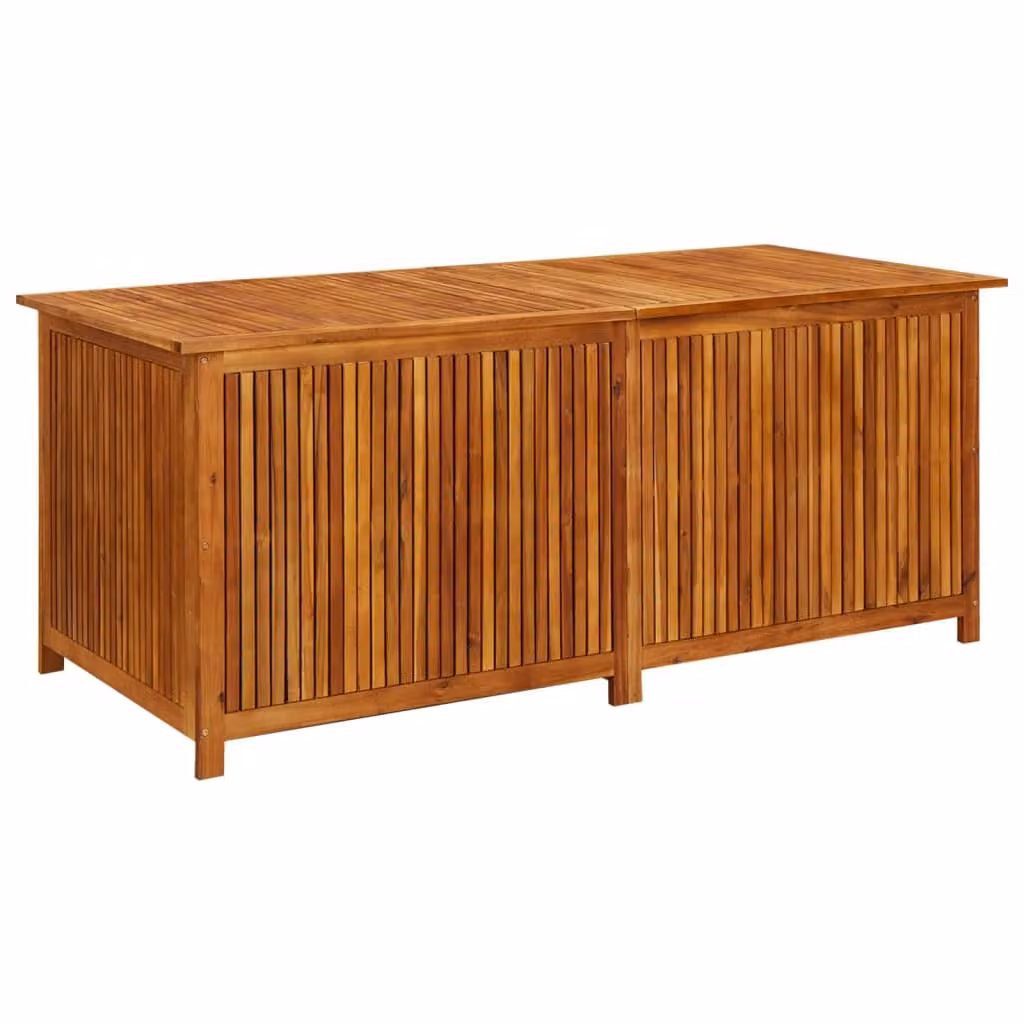 Contenitore da Giardino 175x80x75cm in Legno Massello di Acacia