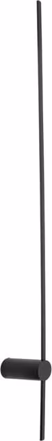 Applique LED moderna Nowodvorski Lighting Saber L in metallo nero per soggiorno e camera da letto