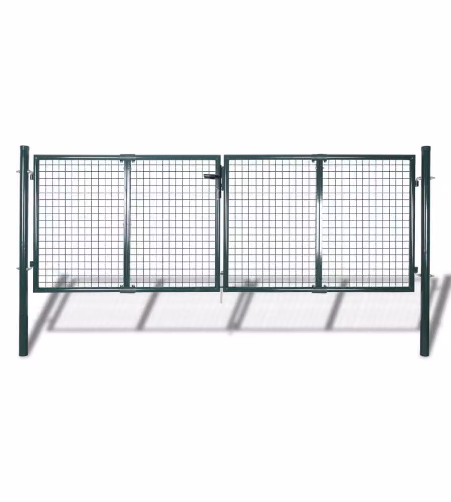 Cancello per Giardino in Rete Metallica 289x75 cm/306x125 cm