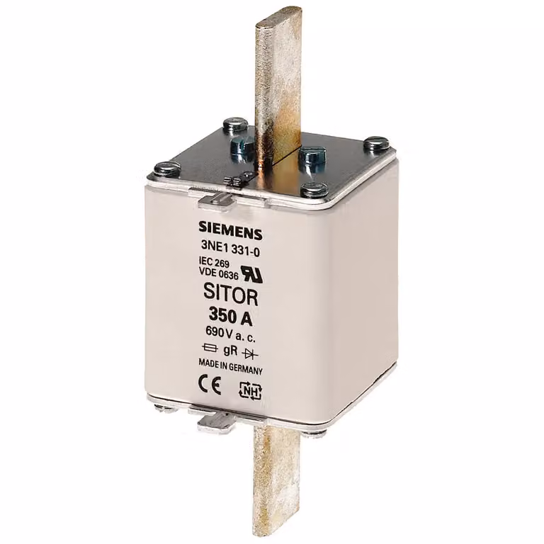 Fusibile Siemens SITOR, con contatti a lama, NH2, In: 500 A, gR, Un AC: 690 V 3NE13342