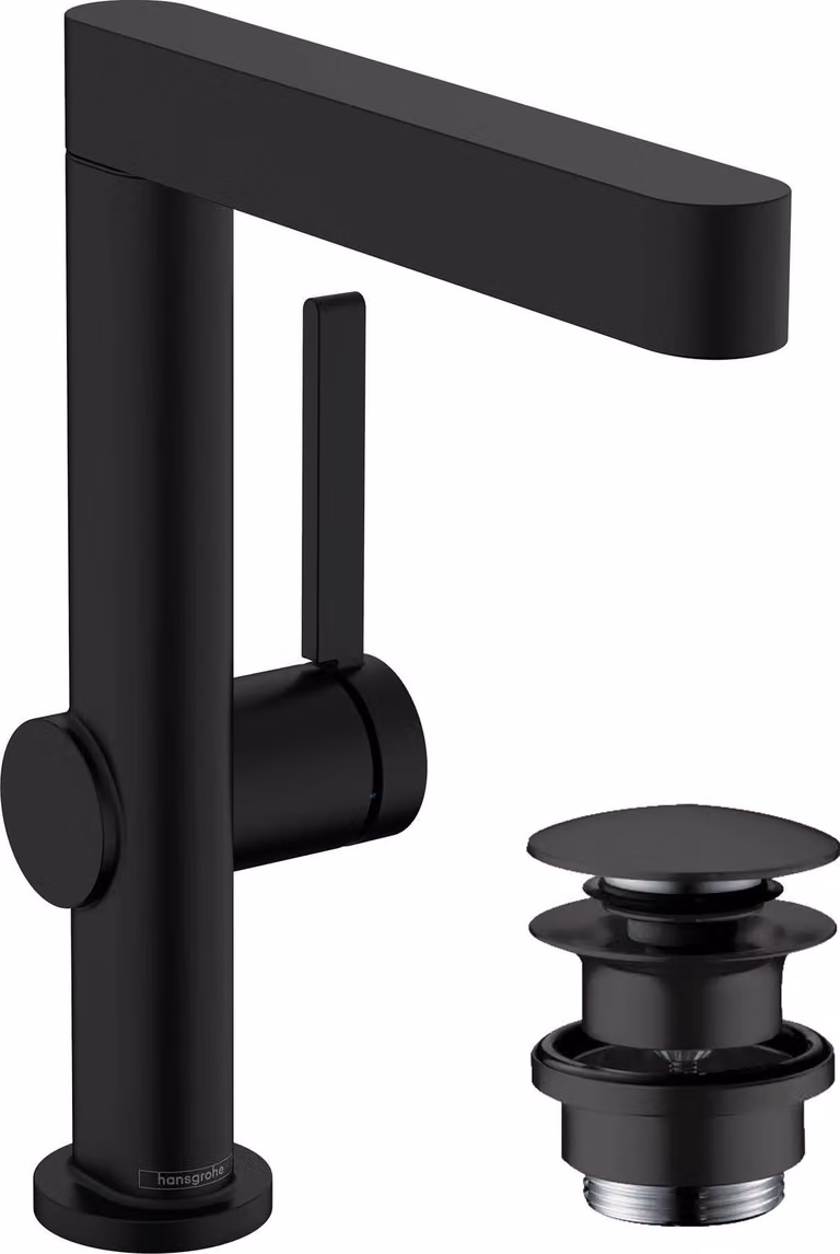 hansgrohe Finoris robinetterie de lavabo 230 avec bec pivotant et vidage Push-Open, portée 178mm, 76060670, 76060670