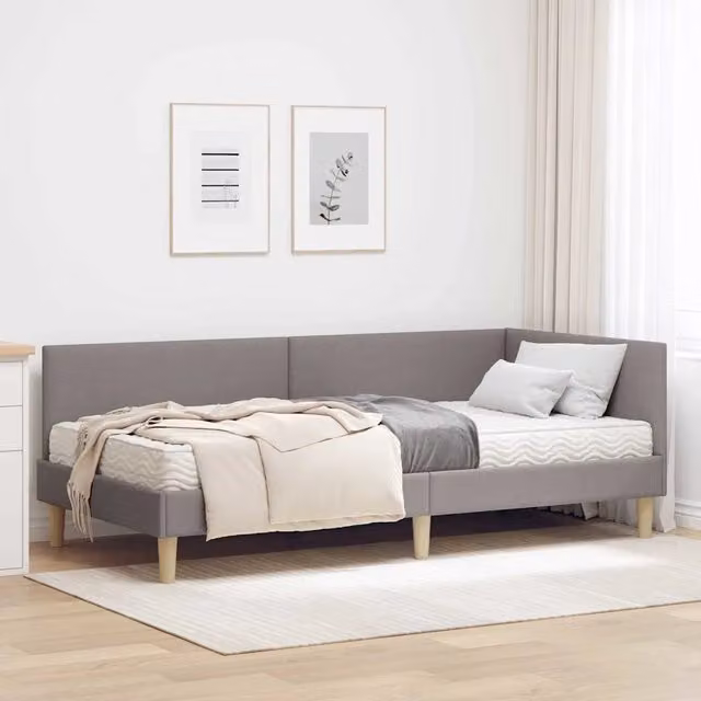 Struttura Letto Angolare con Materasso 2 pz Talpa 100 x 200 cm 3393754
