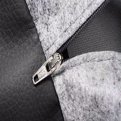 Bia Bed Cestino per cani in Similcuoio nero