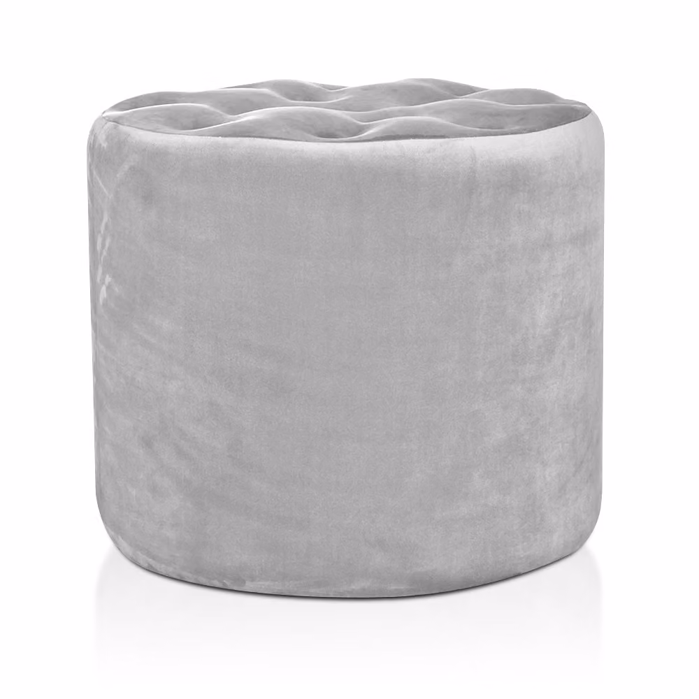 Pouf Diamante 50 cm Grigio
