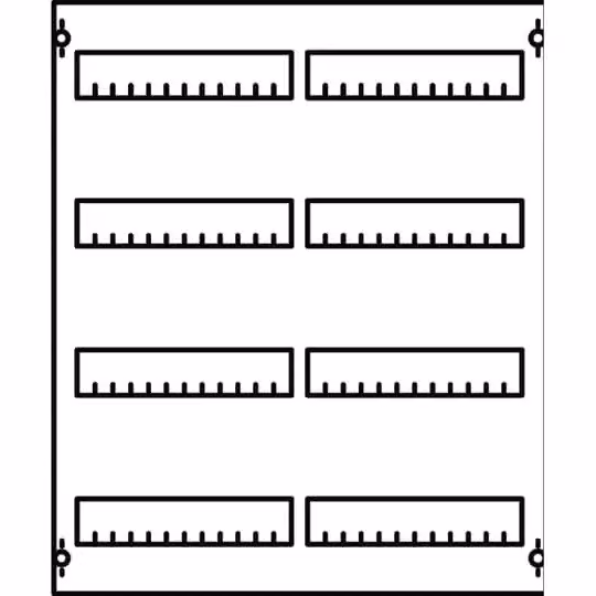 Striebel e John 4RE / 2FB, quadro di distribuzione 2V0-150, modulo BH0 montato su profilo EDF 2CPX077803R9999