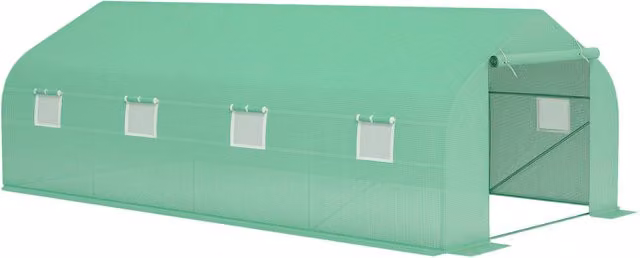 Serra da giardino 6x3x2 m ¨C Xylo ¨C Verde per coltivazione piante