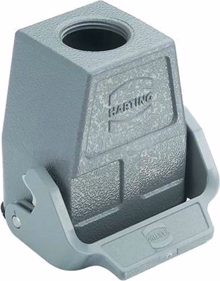 HARTING Han 6B Alloggiamento connettore alto, 1xM32 uscita cavo diritta, con 1 staffa longitudinale Vite M32 Intervallo di serraggio 11,0 mm
