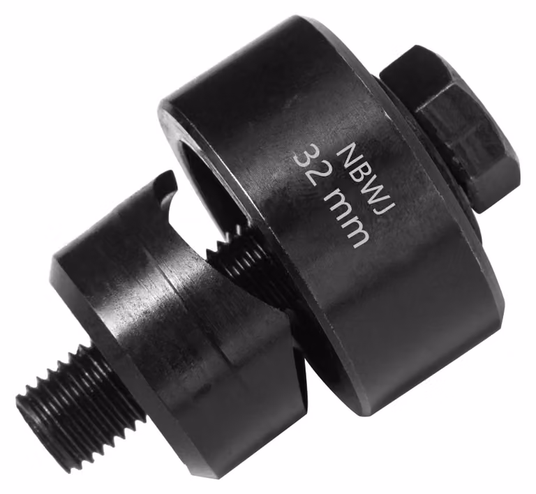 Trapano per lamiere da 32 mm - Punta per fori - Trapano per viti - Adattatore esagonale - Acciaio inossidabile - Adatto per rubinetti/lavelli da cucina