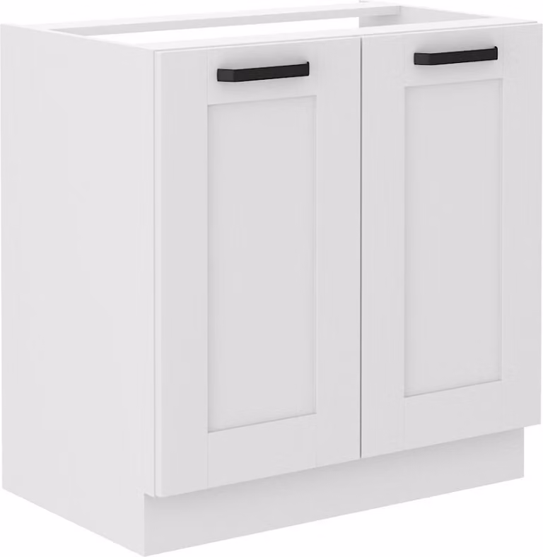 Armadietto per lavello LAILI - larghezza 80 cm, bianco