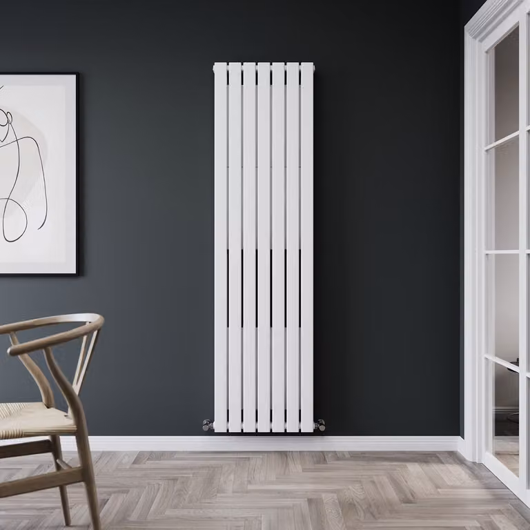 Radiatore Convettore di Design  - Verticale  Tipo 21 - 1780mm x 490mm - Bianco - Alpha by Hudson Reed