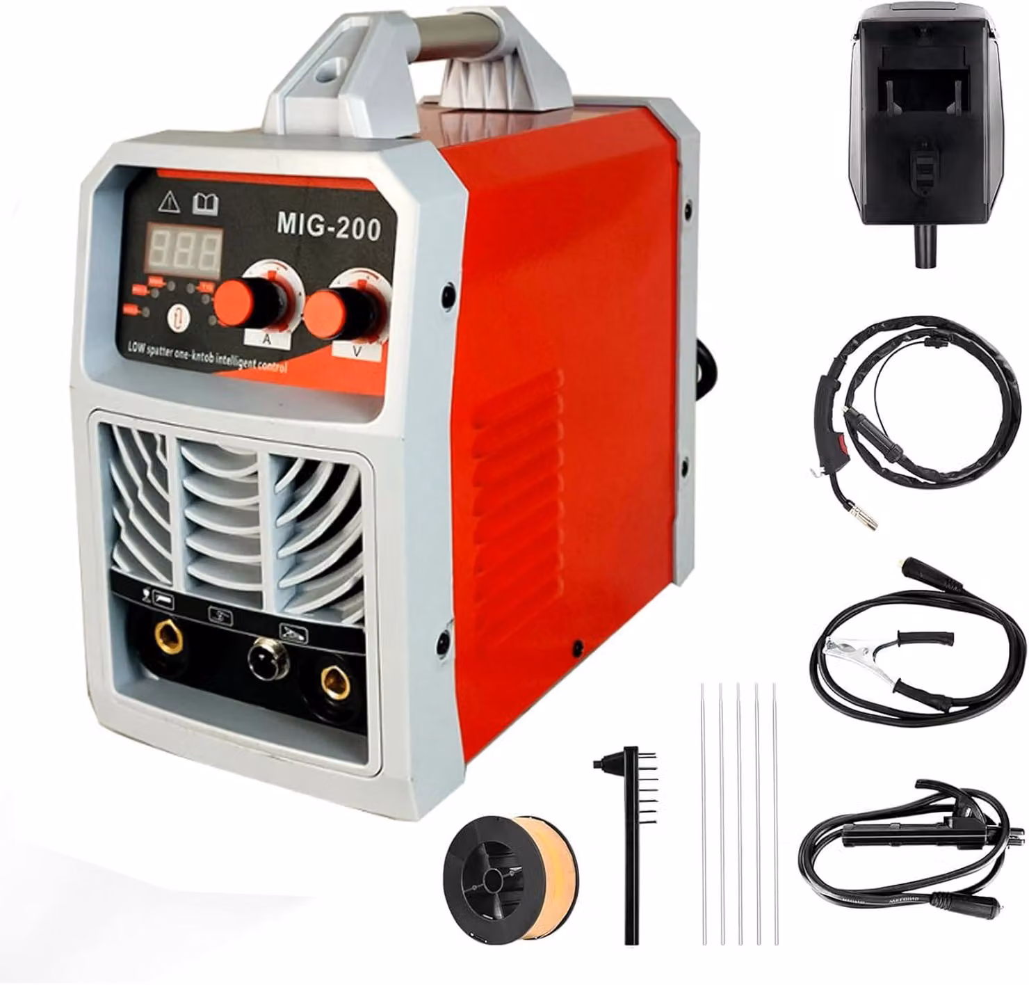 Saldatrice MIG multifunzione 3-in-1 da 200A con display LCD a colori