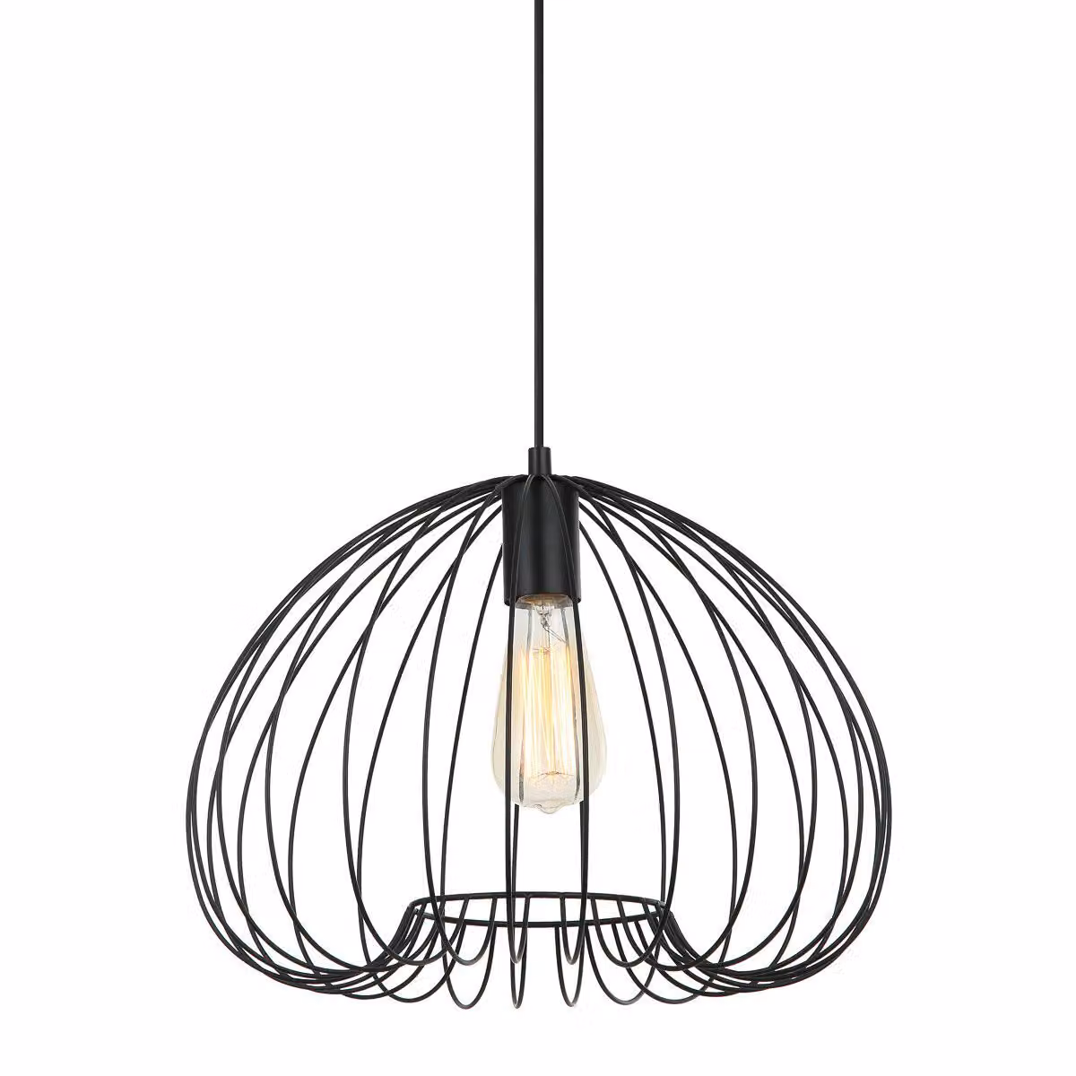 Italux Meddi lampada a sospensione moderna nera MDM-4583-1 BK