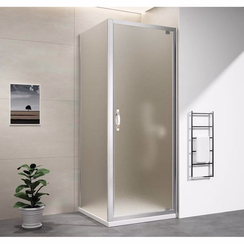 SIGMA SIMPLY Cabina doccia rettangolare con porta a battente 800x700mm variante L/R, vetro Brick