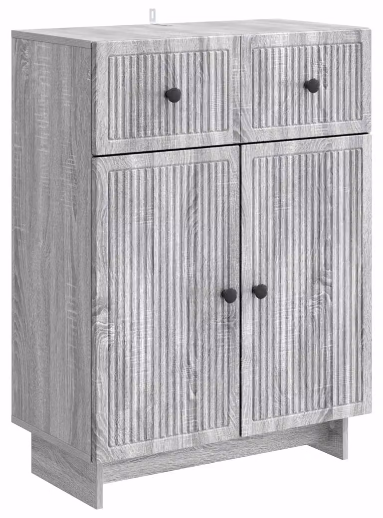 Credenza Grigio Sonoma 66 x 34,5 x 90 cm Legno ingegnerizzato