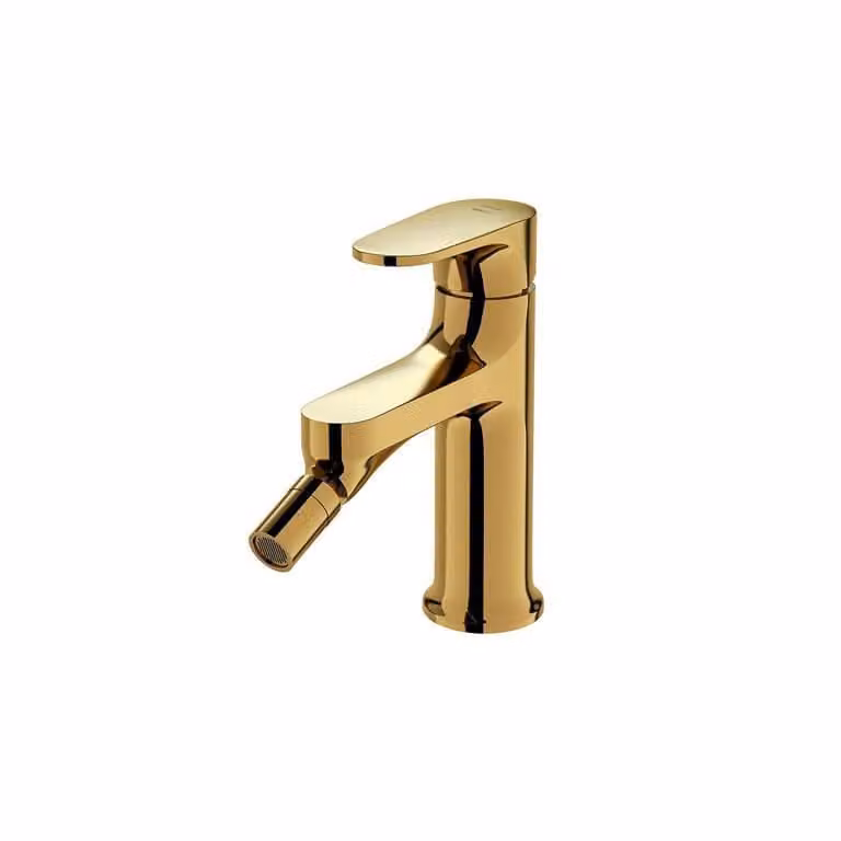 Miscelatore a colonna per bidet INVERTO, oro +maniglia oro (S951-289)