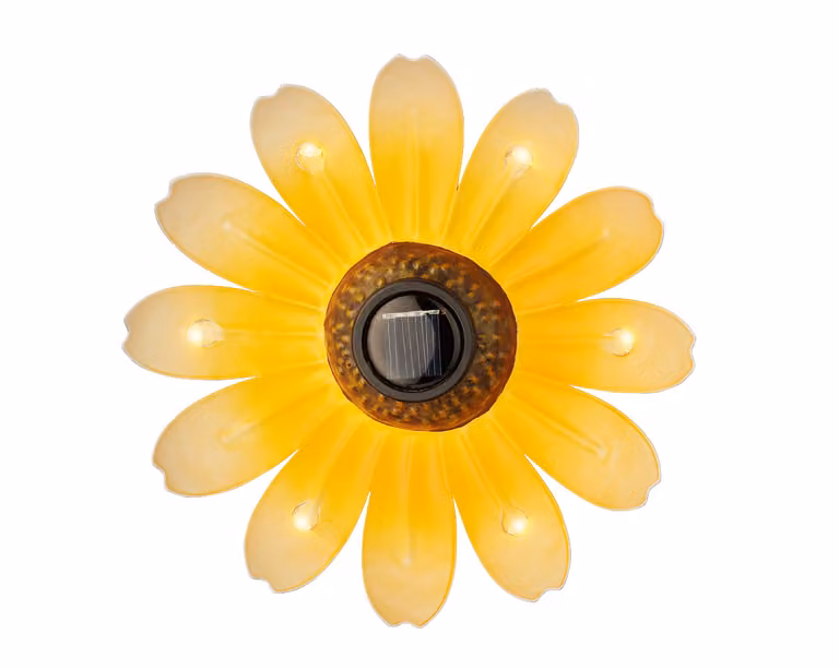 Fiore solare a LED 14x4cm lampada decorativa da giardino