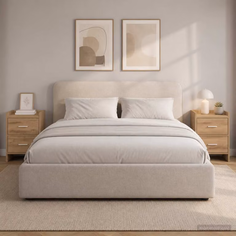Set di 2 comodini vidaXL in stile moderno color rovere, L 40 cm x P 30 cm x H 60 cm