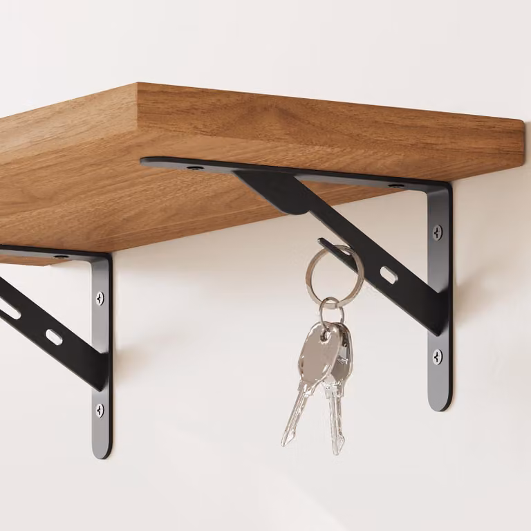Supporti triangolari per mensole, 4 pezzi, 150x95 mm, per la cucina