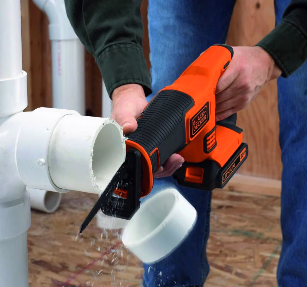 Sega Universale a Batteria Black+Decker BDCR18 Qw 18 V con Batteria 1.5 Ah Nero e Arancione – 2