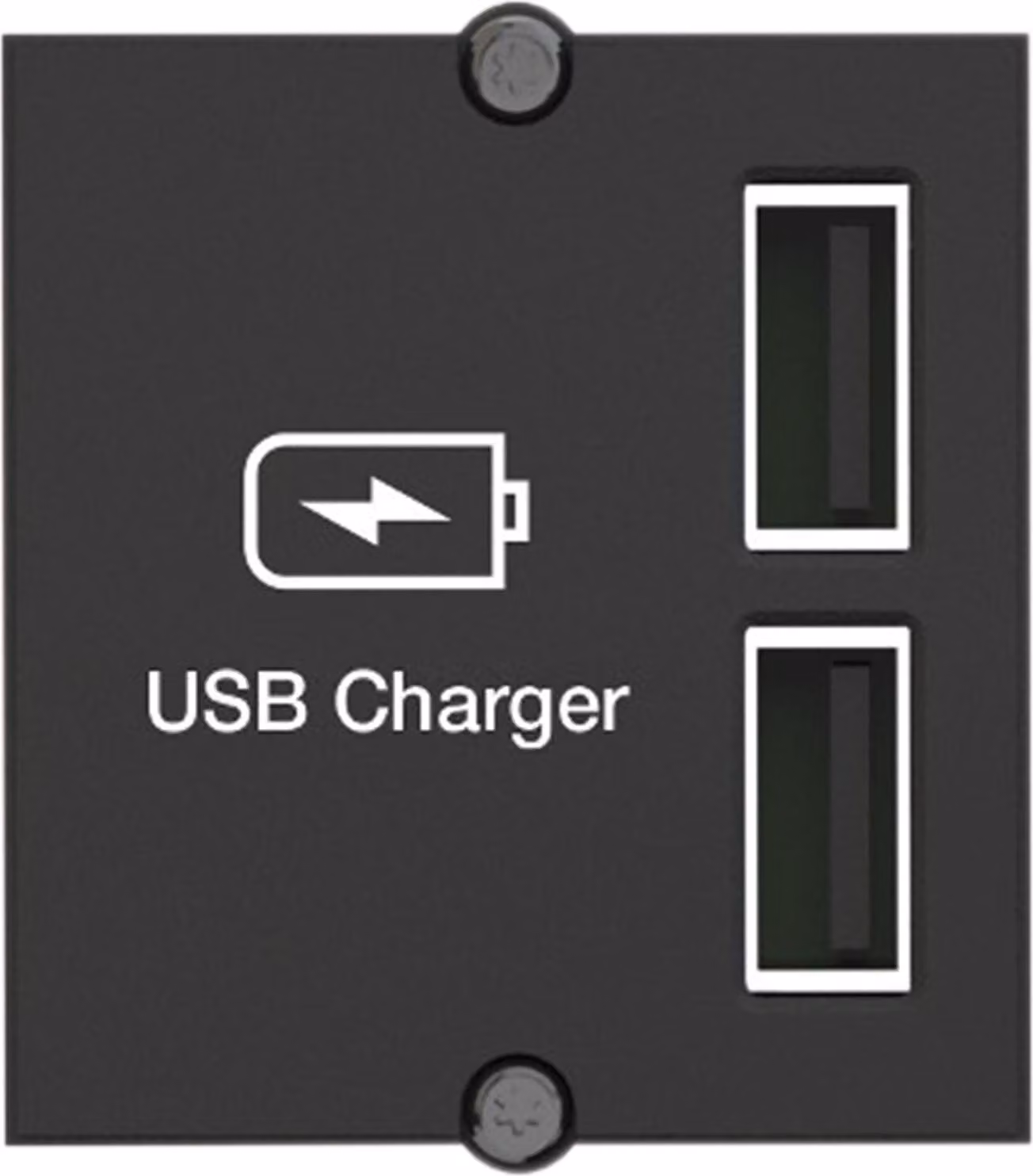 Caricatore doppio BACHMANN USB A/A 15W, 2x tipo A 5V/2,4A GST18, nero, 0,2 m