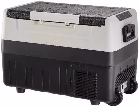 Frigorifero e Congelatore in Bianco/Grigio - Con Display - 35L - Con Ruote