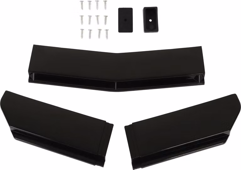 5pcs paraurti anteriore spoiler splitter 110 a 140 cm universale auto labbro stampaggio kit per la modifica