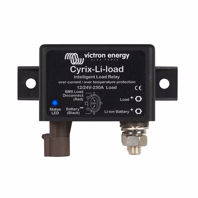 Victron Energy Cyrix-Li-load 12/24-230 collegamento alla batteria